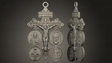 3D model Crucifix thin (STL)